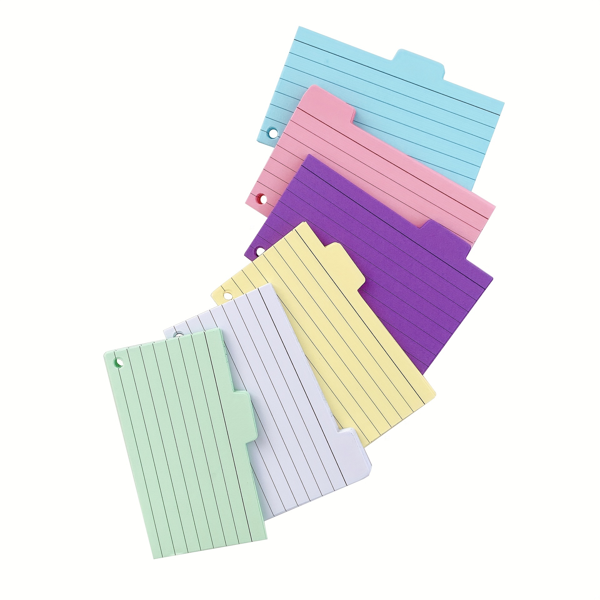 Ruled Index Cards, 4 X 6, 100 Sheets, Assorted Neon Color, Note Cards,  Flash Cards, Study Cards, Notecards For Studying, Ruled Index Cards, Flashca
