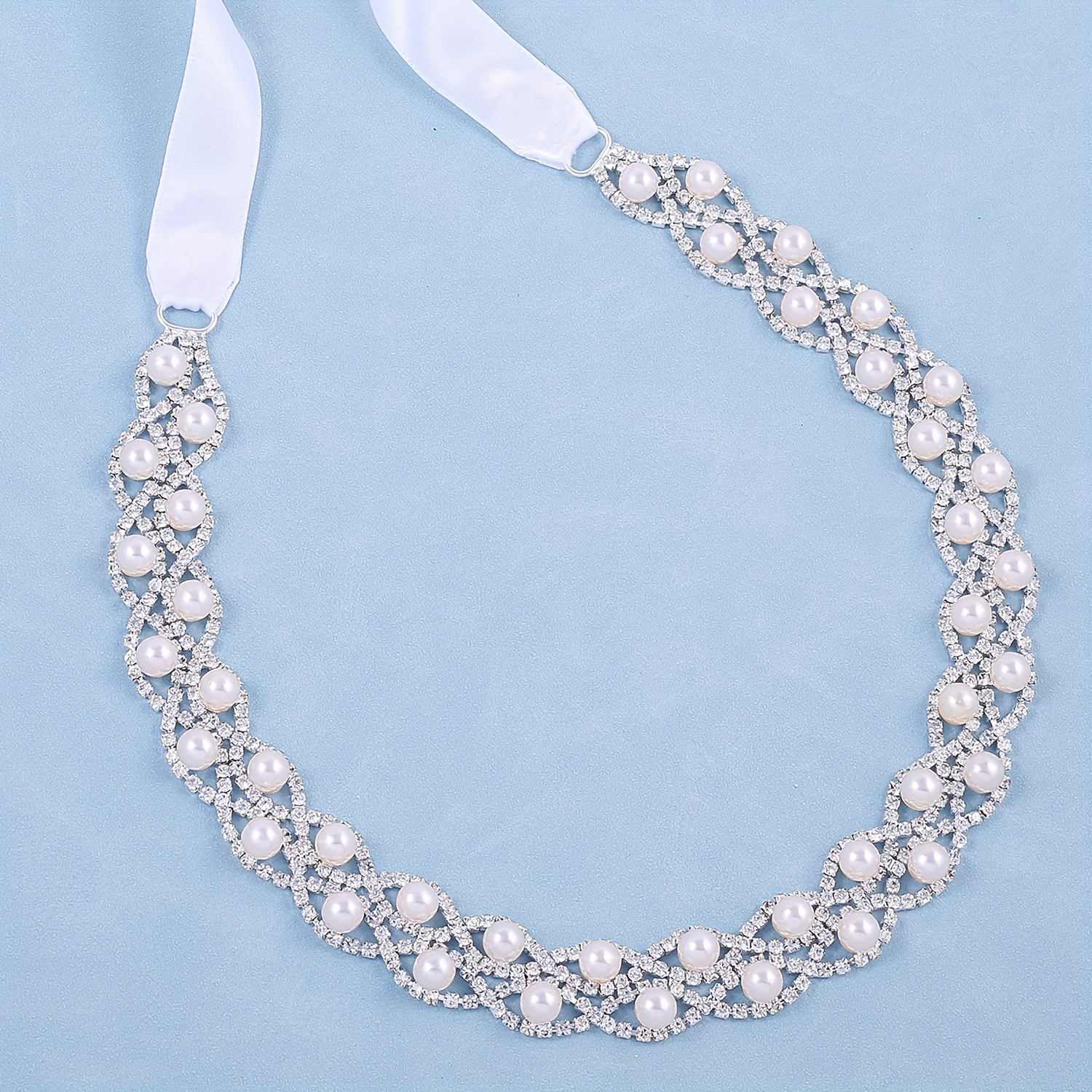 

1pc Elegant Handmade Beaded Bridal Belt Wedding Dress Ball Gown Accessories, Wedding Dress Ball Gown Accessories