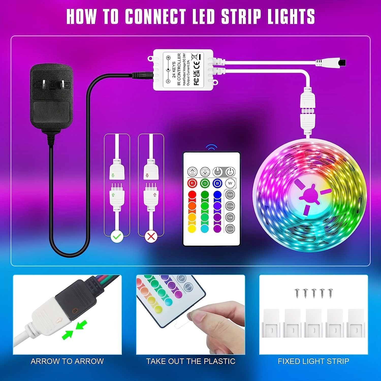 How to Connect LED Strip Lights to Music