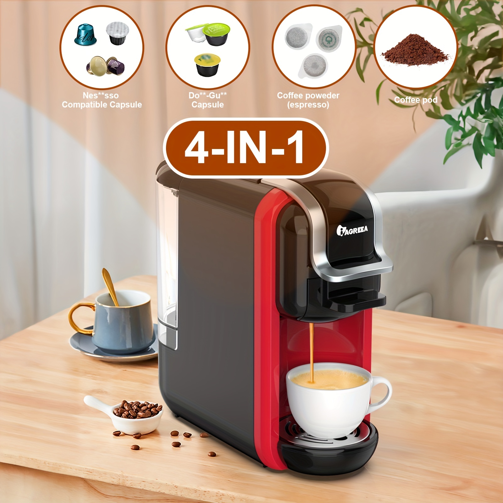  CAFÉ ITALLE - Kit de cápsulas de crema de café espresso para  máquina de cápsulas Nespresso, cápsulas de café de una sola porción,  tostado medio saborizado, 100% arábica, chocolate y capuchino