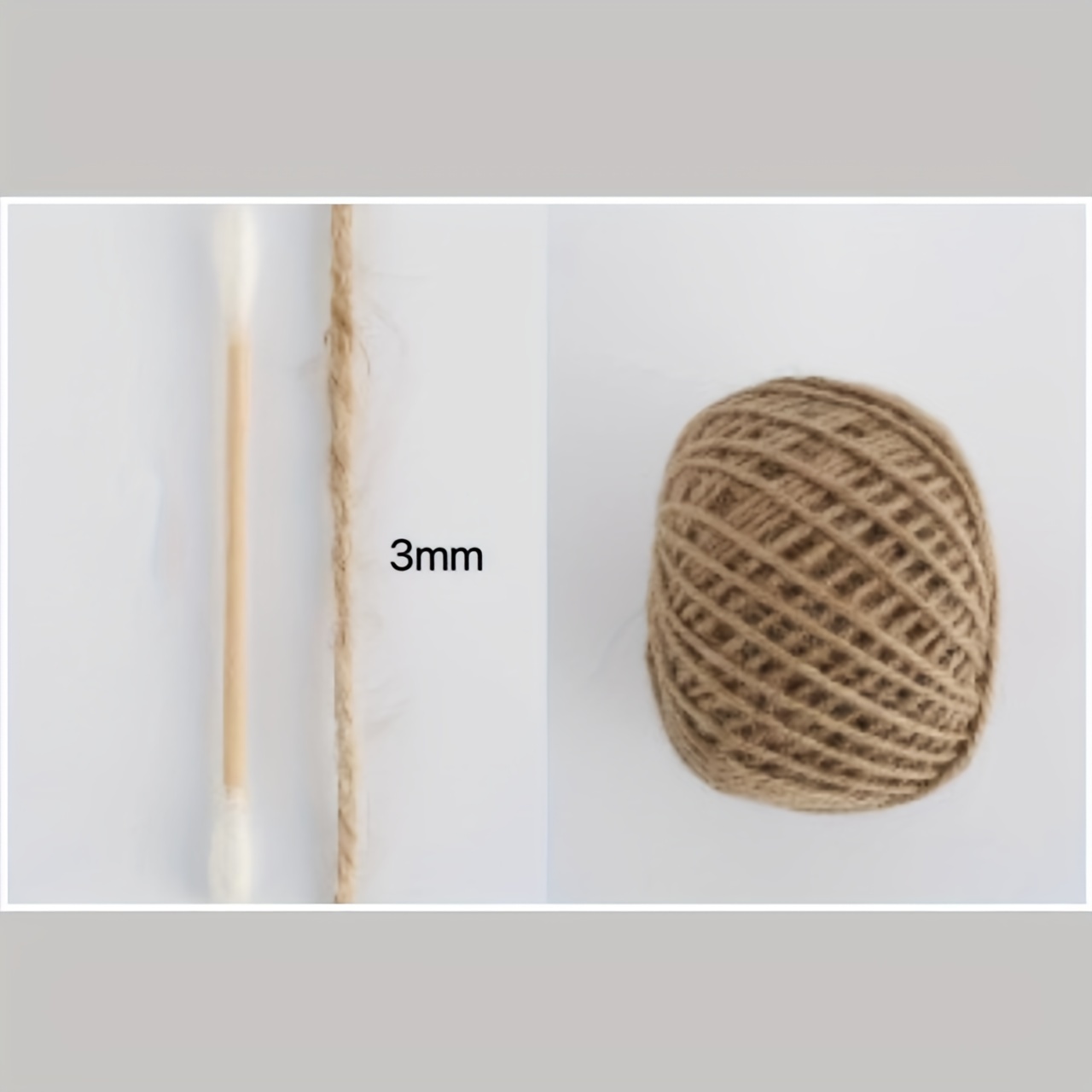 String, Jute Twine for Crafts, Natured Colored Jute Twine, Durable