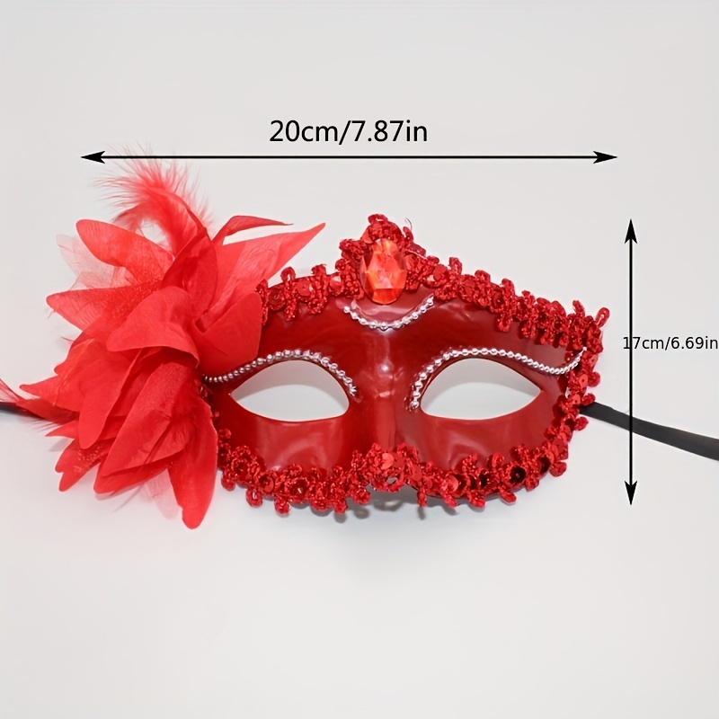 1pc Máscara Veneciana Máscara Hombre Disfraz Halloween - Temu