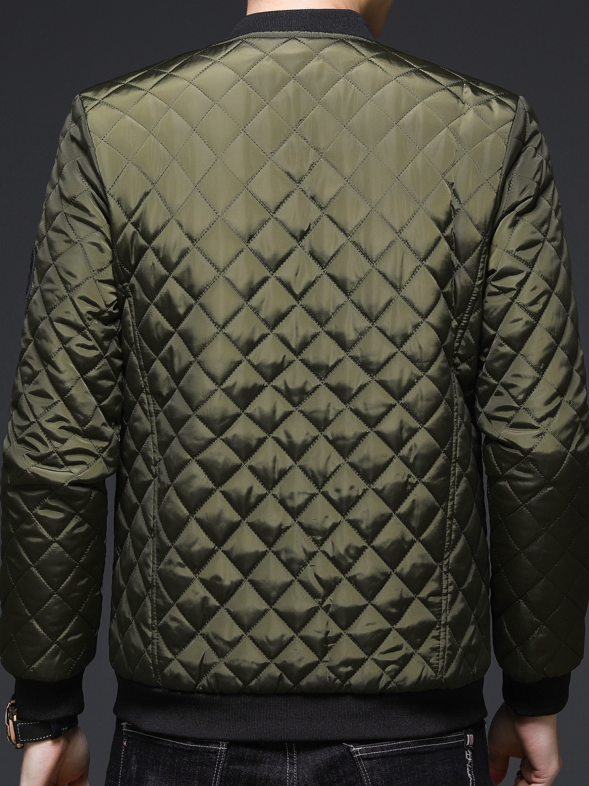 Men's Winter Thermal Jacket Baseball Collar Coat