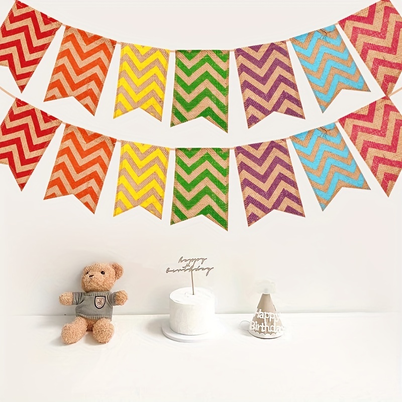 Pennant Banner String Bunting Flags Birthday Party Grand - Temu