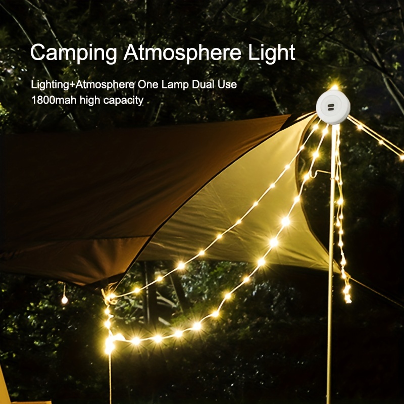 String Lights Portable Fairy Lights 1800mAh Rechargeable for