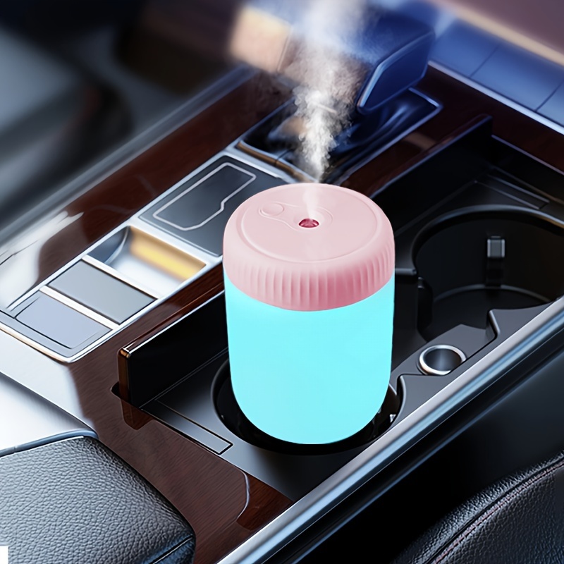 Humidificador de aire, modos de difusor de aceite esencial de 7,44 oz, apagado automático con luz LED para generador de niebla para coche, vaporizador facial para dormitorio, oficina, suministros para festivales detalles 1