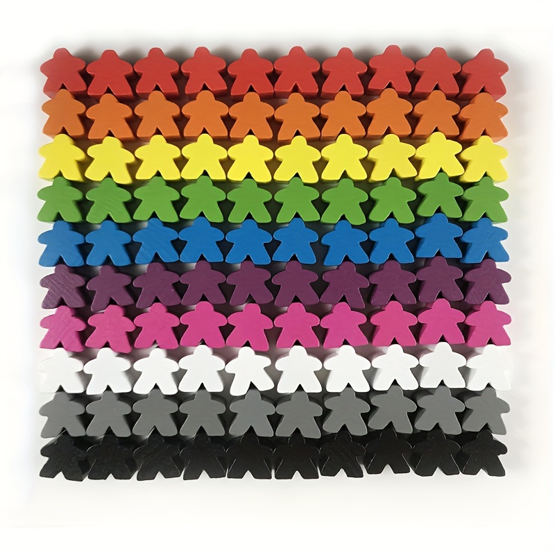 Rainbow Watercolor Meeple Men's/Unisex T-shirts
