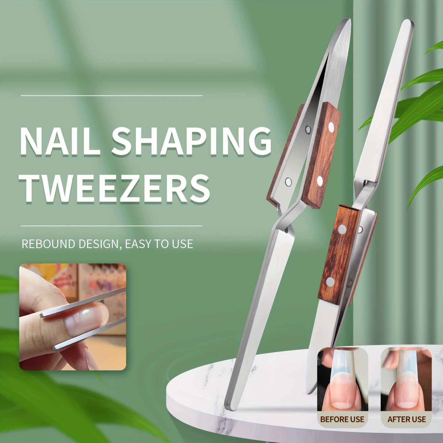 Sticker Silica Tweezer Practical Nail Steel Rods Multi - Temu