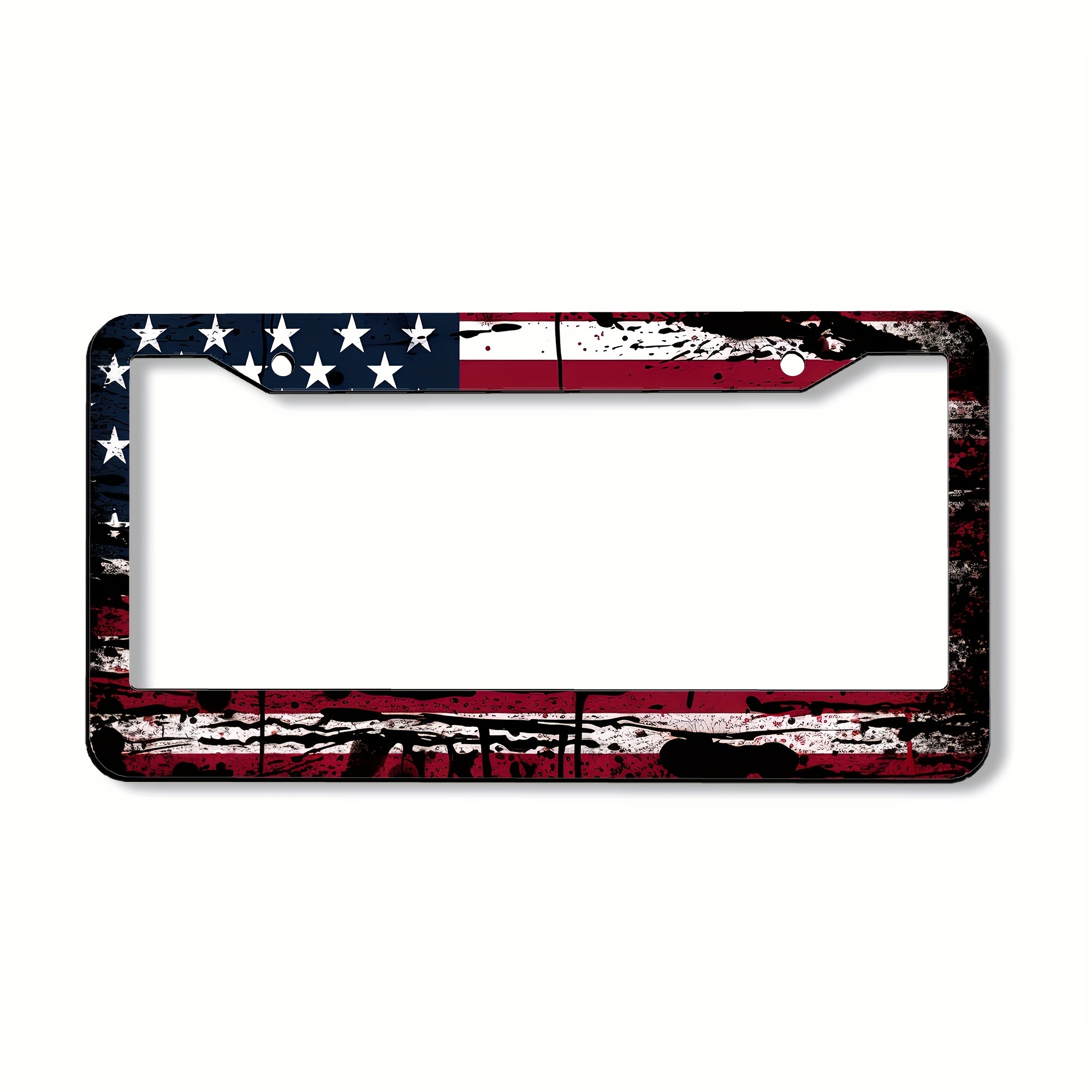 Jesus Fish Vanity Aluminum License Plate With American Flag. -  Canada