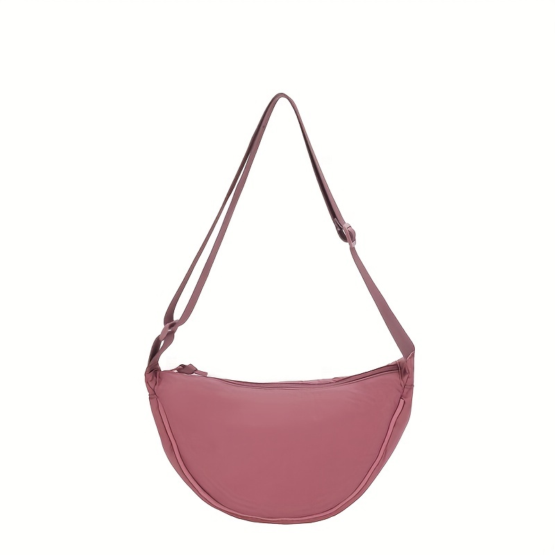 Fashion new handbag, Small Hobo Bags for Women Dumpling Shoulder Bag armpit  bag moon handbag with Zipper Closure (G-Black)