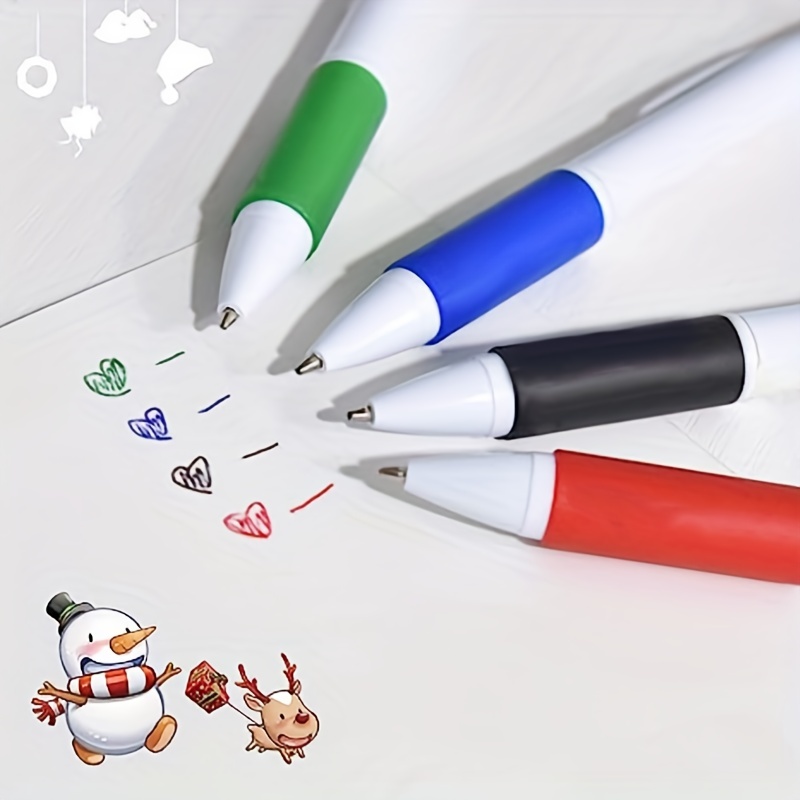 Doress 4 count Pack 4 color Ballpoint Pens Medium Point 4 - Temu United  Arab Emirates