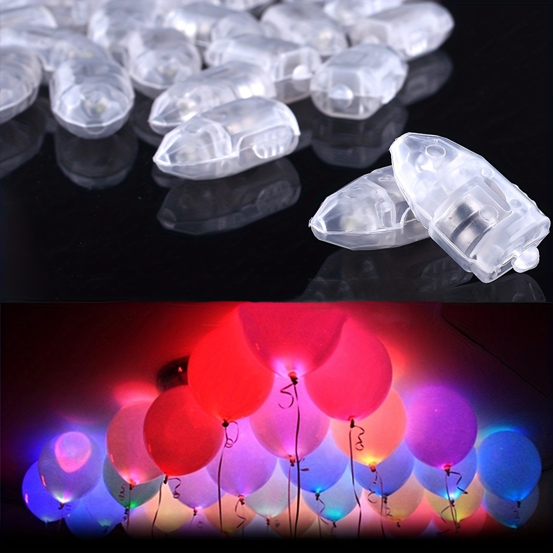 Color Changing Blinking LED Mini Party Flashlights for Balloons 12 PCS-LED  Balloon Lights Lantern Lights-party Decorations. 