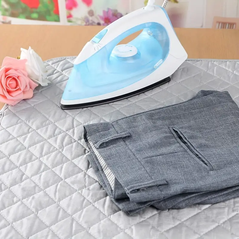 Table Top Ironing Mat Laundry Pad Washer Dryer Cover Board Heat