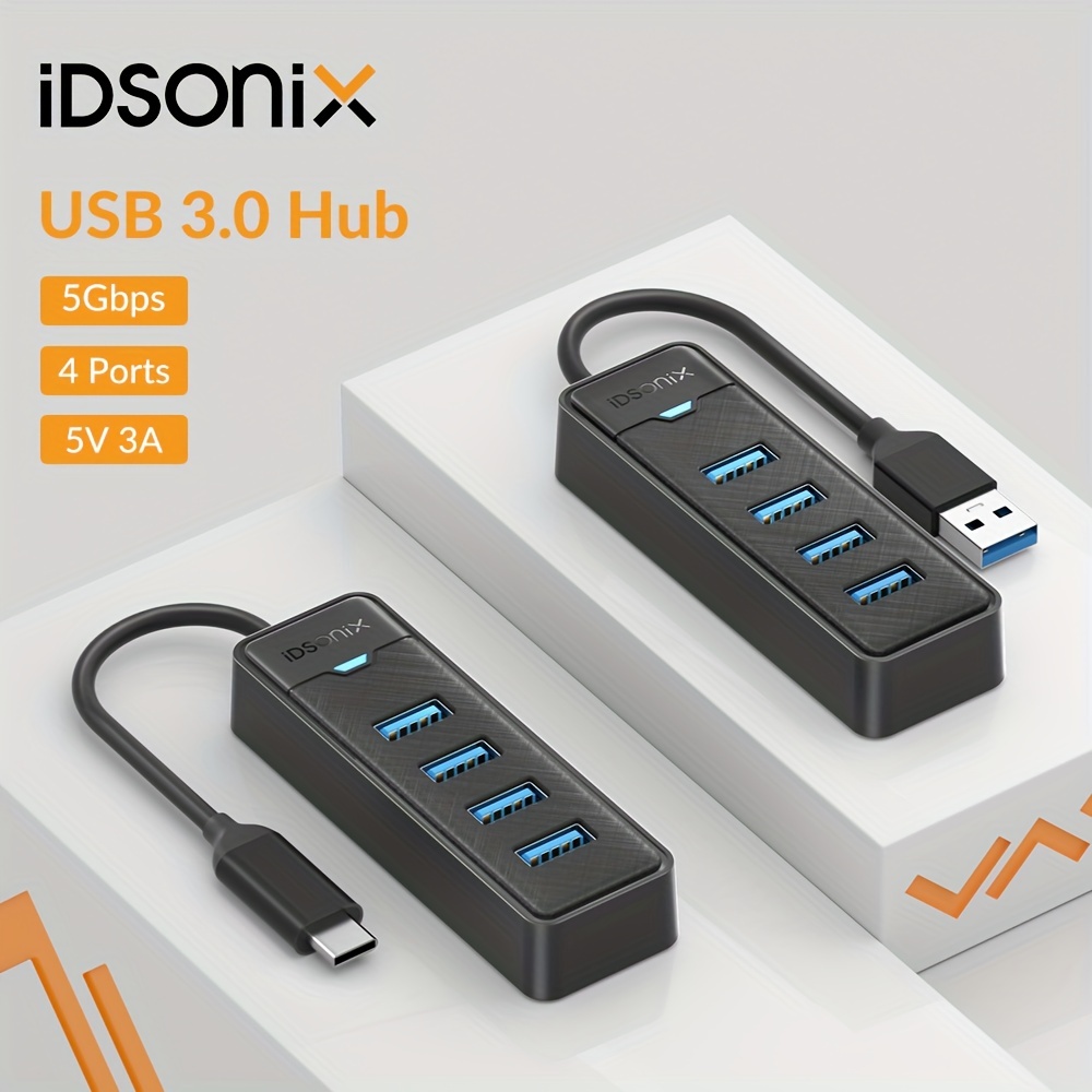 Idsonix 4 ポート Usb 3.0 ハブ Usb スプリッターポータブル拡張データ