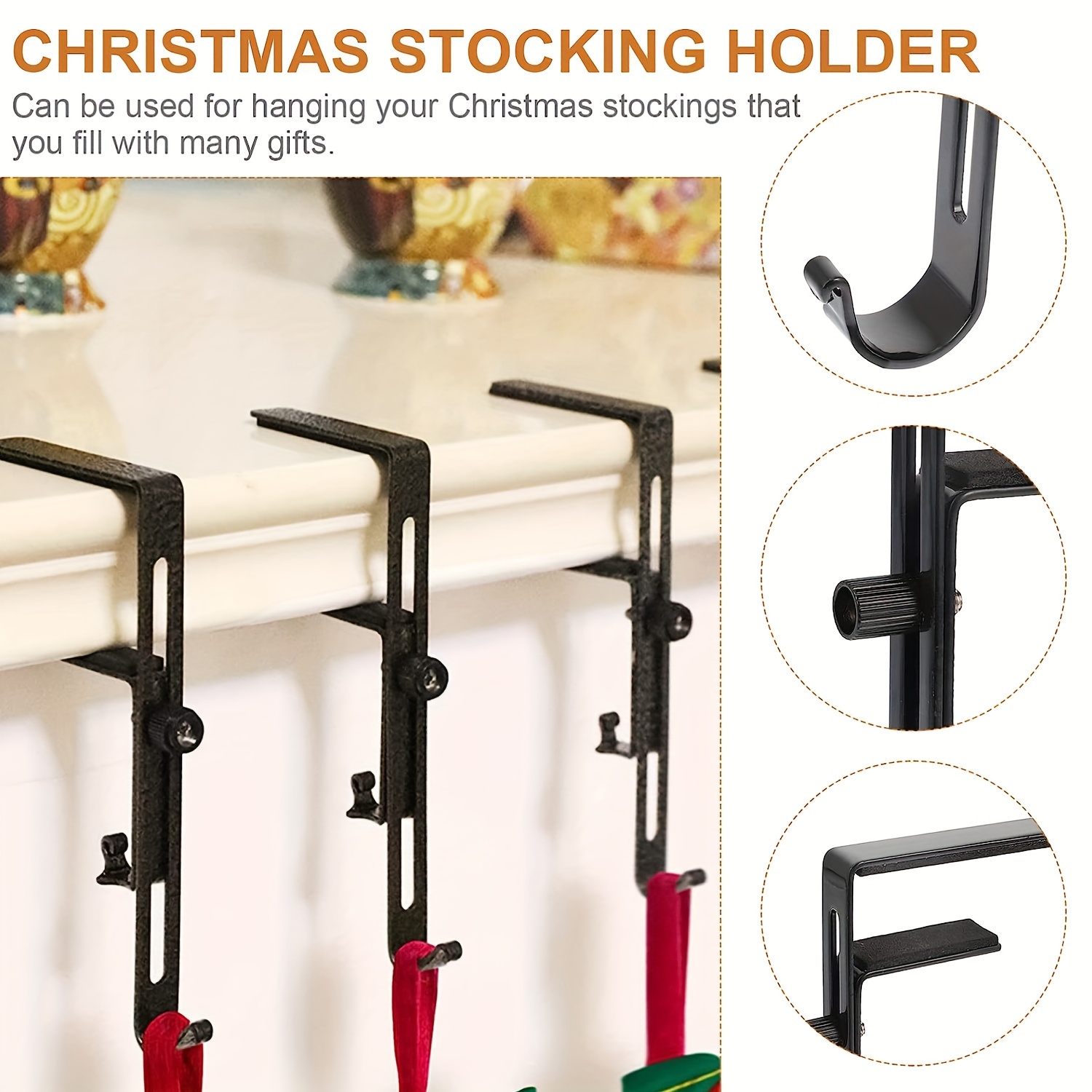 Christmas Stocking Holders Mantle Protective Pads Christmas - Temu