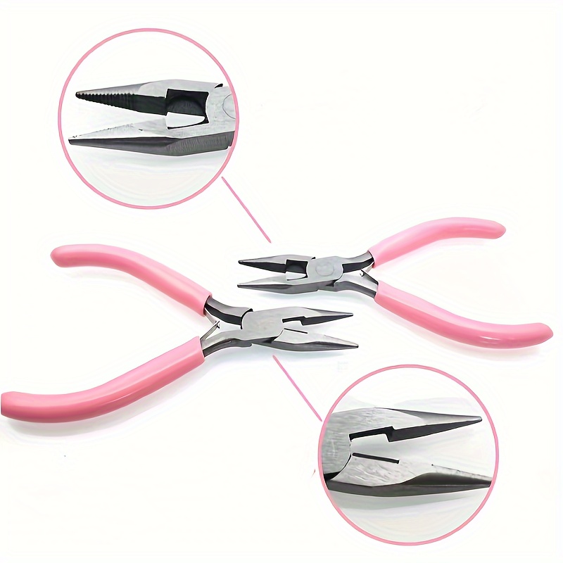 Long Pointed nose Pliers With Teeth Mini Needle Nose Pliers - Temu