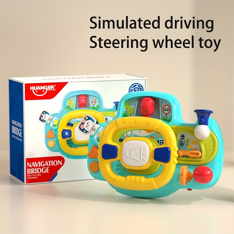 Auto-Simulation Beifahrer-Lenkrad Spielzeug Kinder Musik-Lenkrad