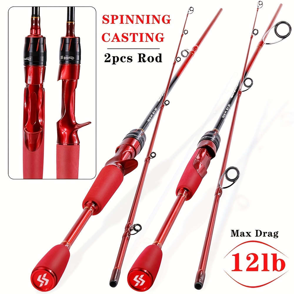 Casual Brand GL-2s10/10’ 2 Section Heavy Spin Rod Casting Fishing Rod