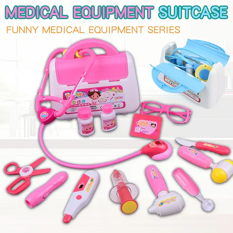 Little Boy Girl Doctor Nurse Injection Bottle Toy Baby House - Temu