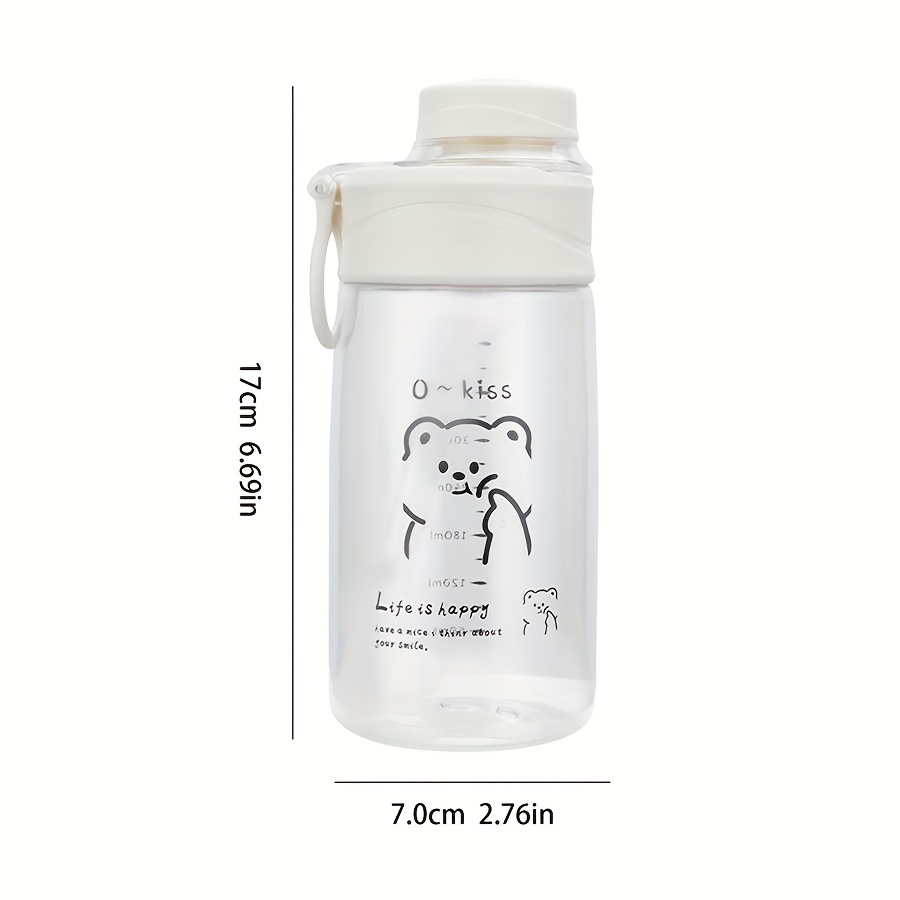 Sports Water Bottle Cartoon Bunny Water Cups Cute Kawaii - Temu