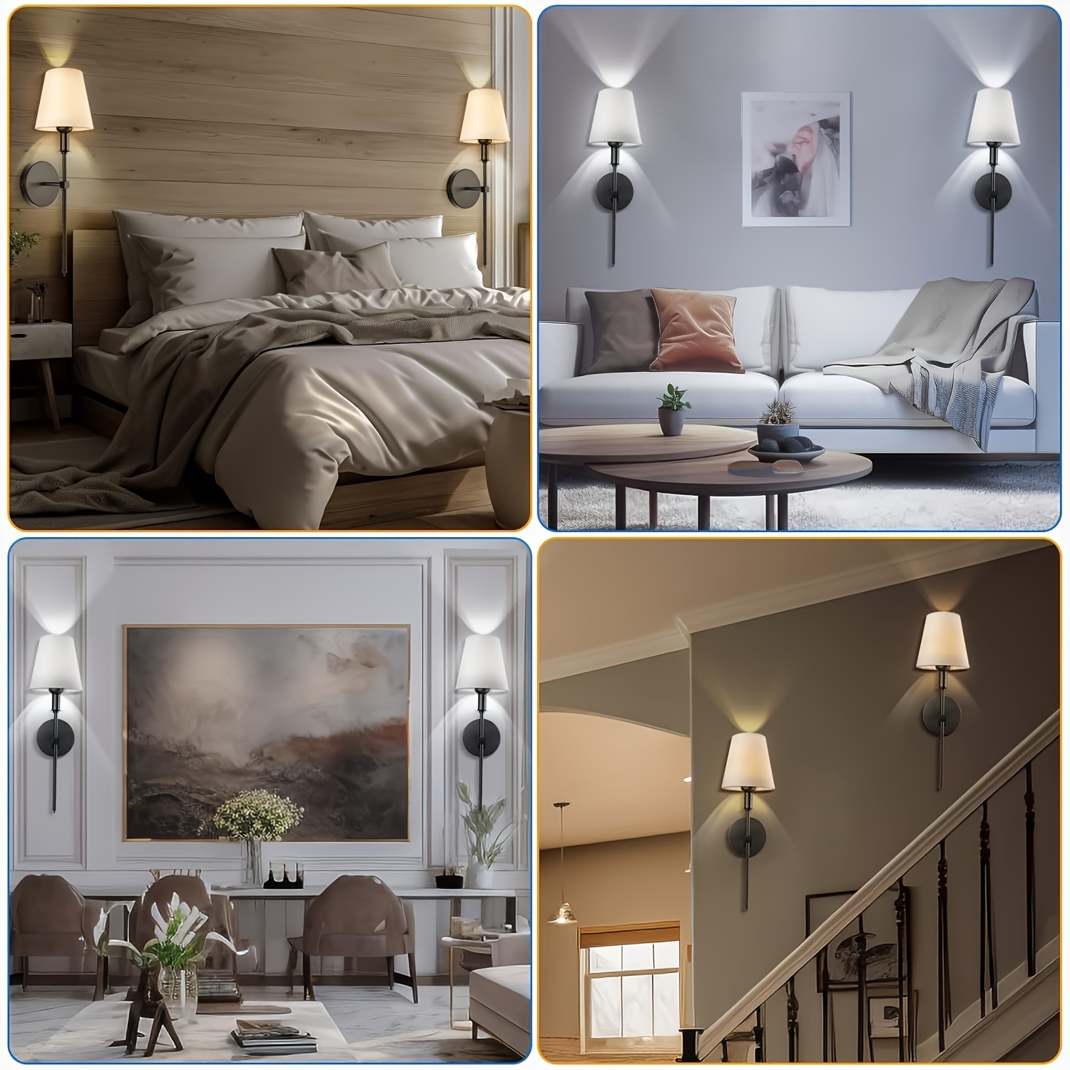 Hardwired deals bedroom sconces