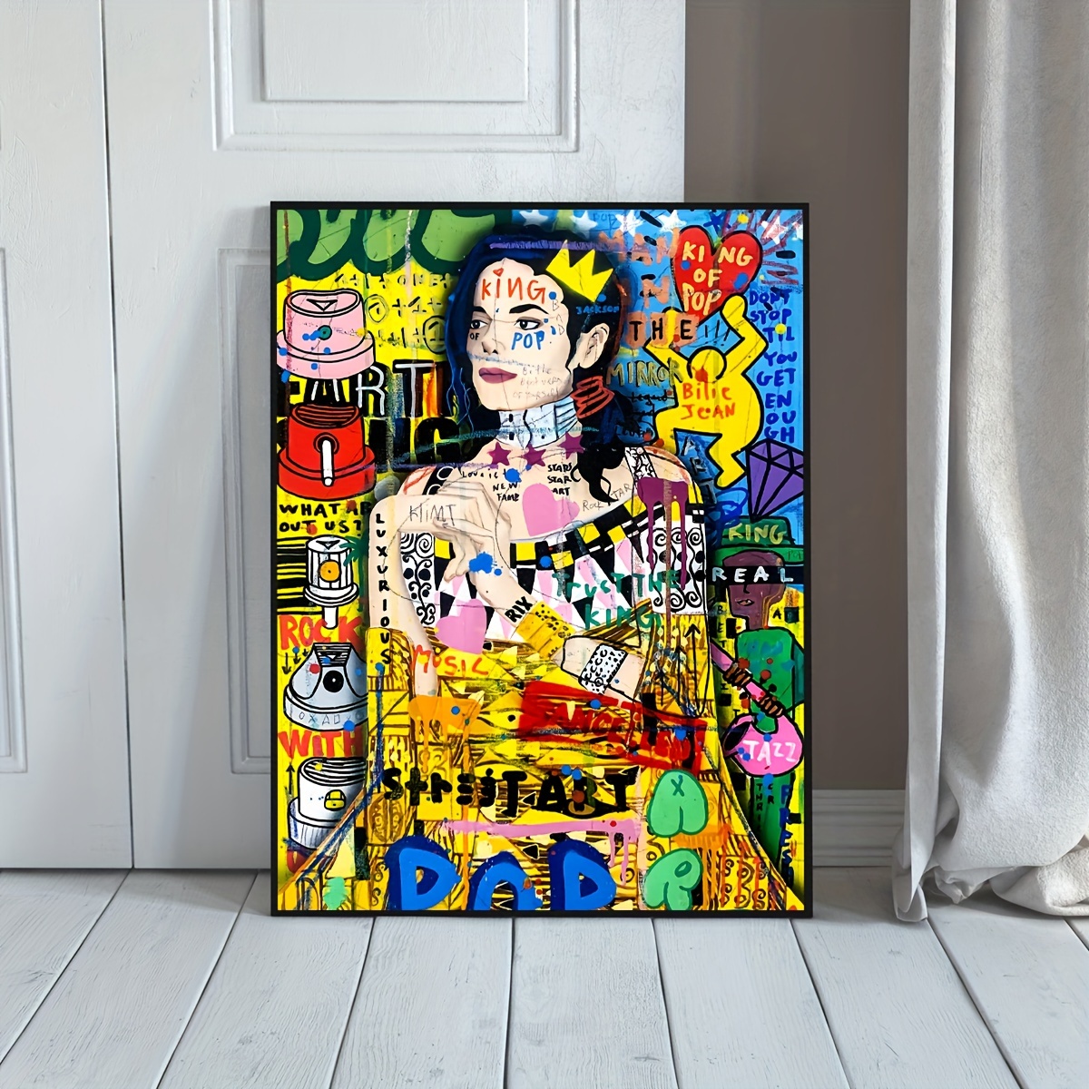 1pc Poster In Tela Stampa Quadri Pittura Tela Pop Art - Temu Switzerland