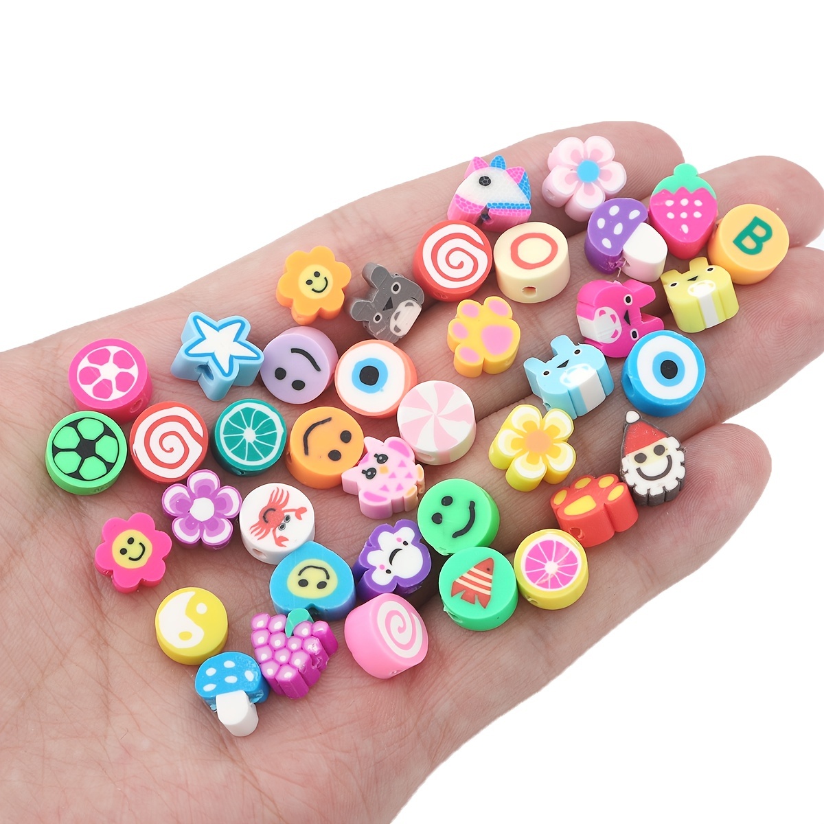 Soft Ceramic Beads For Making Bracelets Necklaces Mixed - Temu