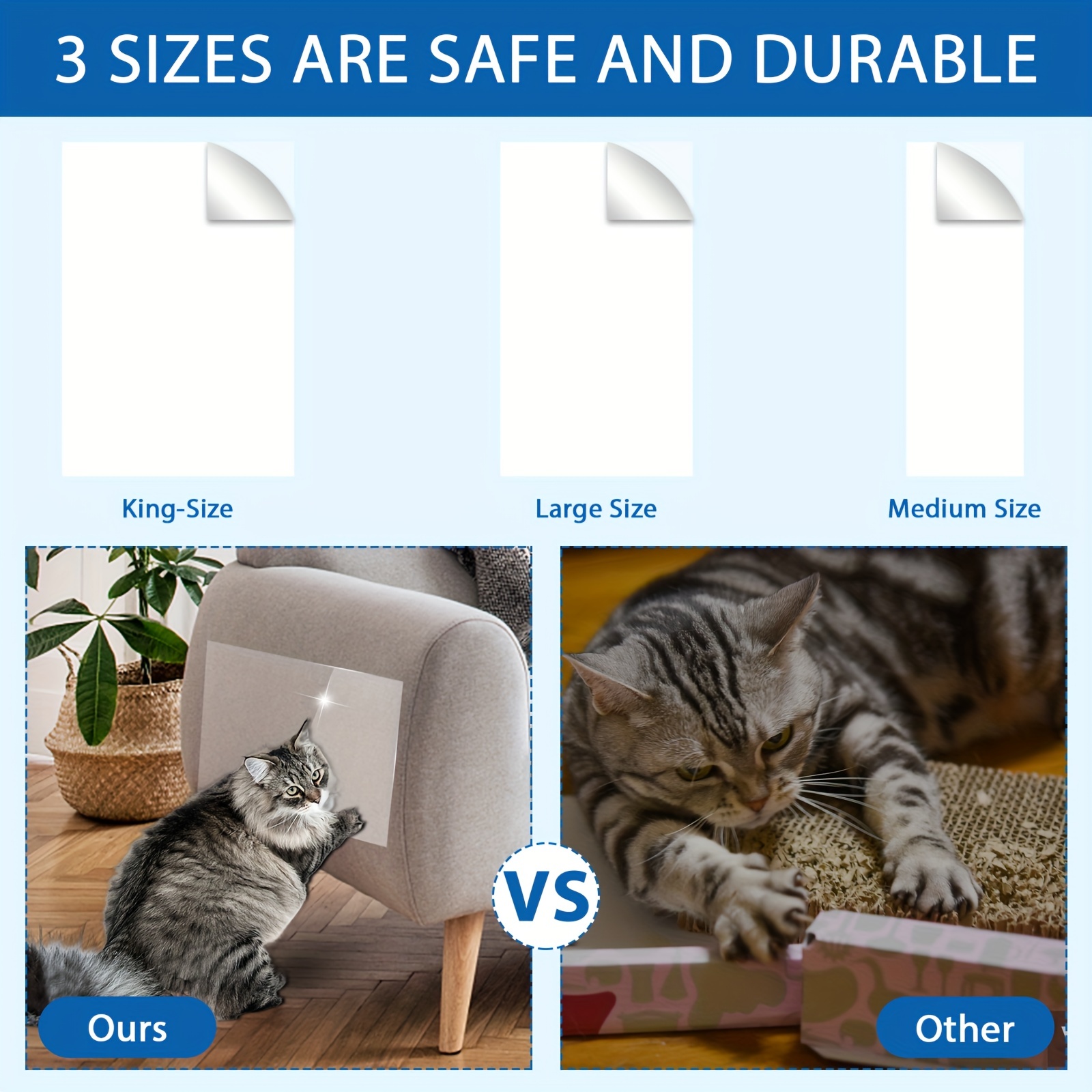 Clear Pet Furniture Protector Sticker Cat Furniture - Temu