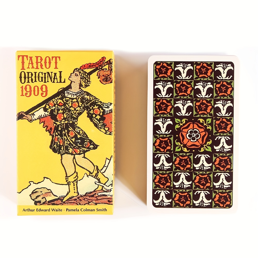 Cartas de tarô, cartas de tarot em inglês baralho de cartas de
