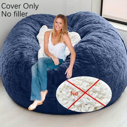 1pc sofá cama moderno tipo puff - tamaño individual/ ( para una o ), tapizado lavable a máquina con extraíble, sin montaje y sin madera para sala, , dormitorio - función de y cama
