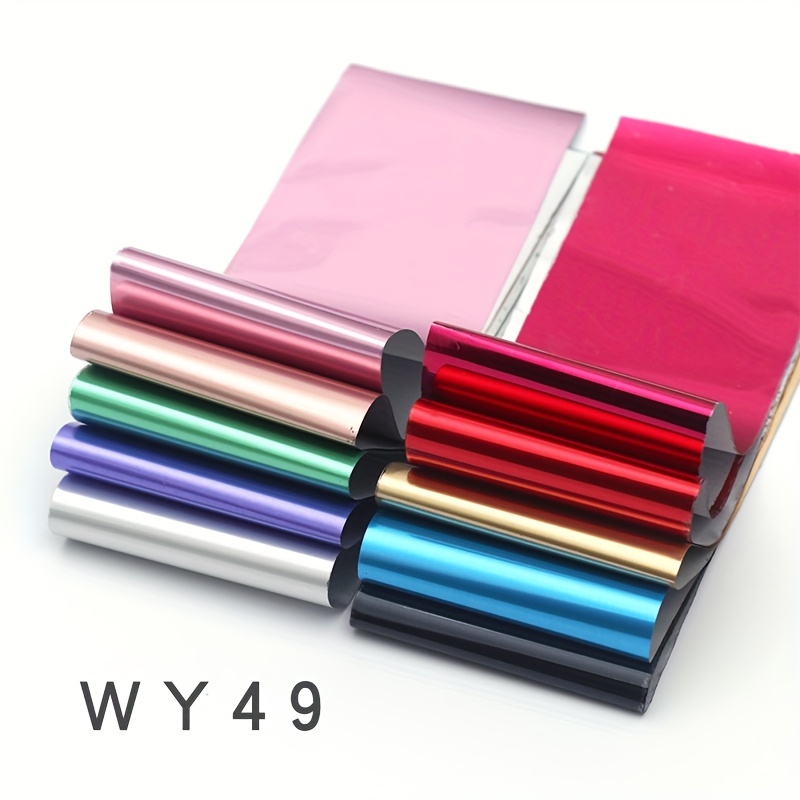 Aurora Glass Ice Paper Holographic Cellophane Decals DIY Sticker Foils