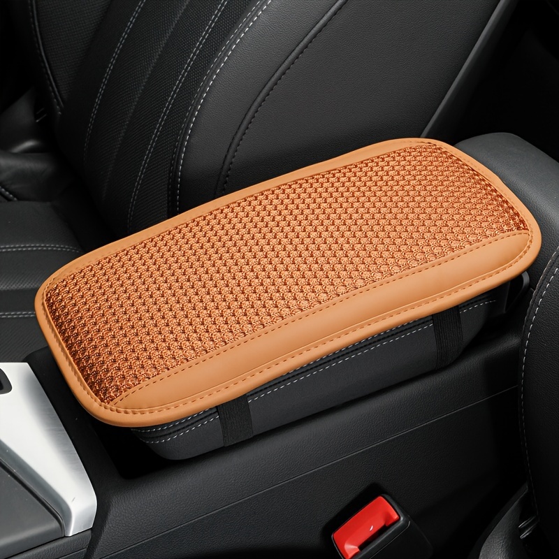 Auto Center Console Cover Pad, PU Leather Car Armrest Seat Box Cover  Protector, Universal Waterproof Center Console Armrest Pad for Most  Vehicle, SUV