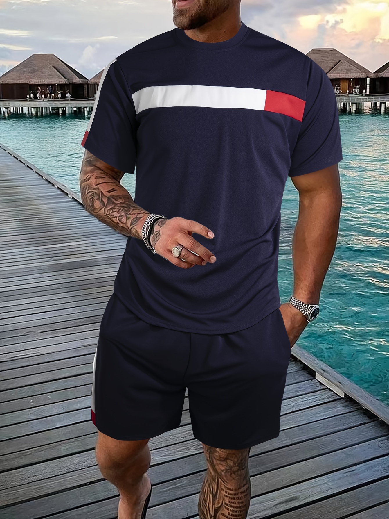 Swim Shirt For Men - Temu