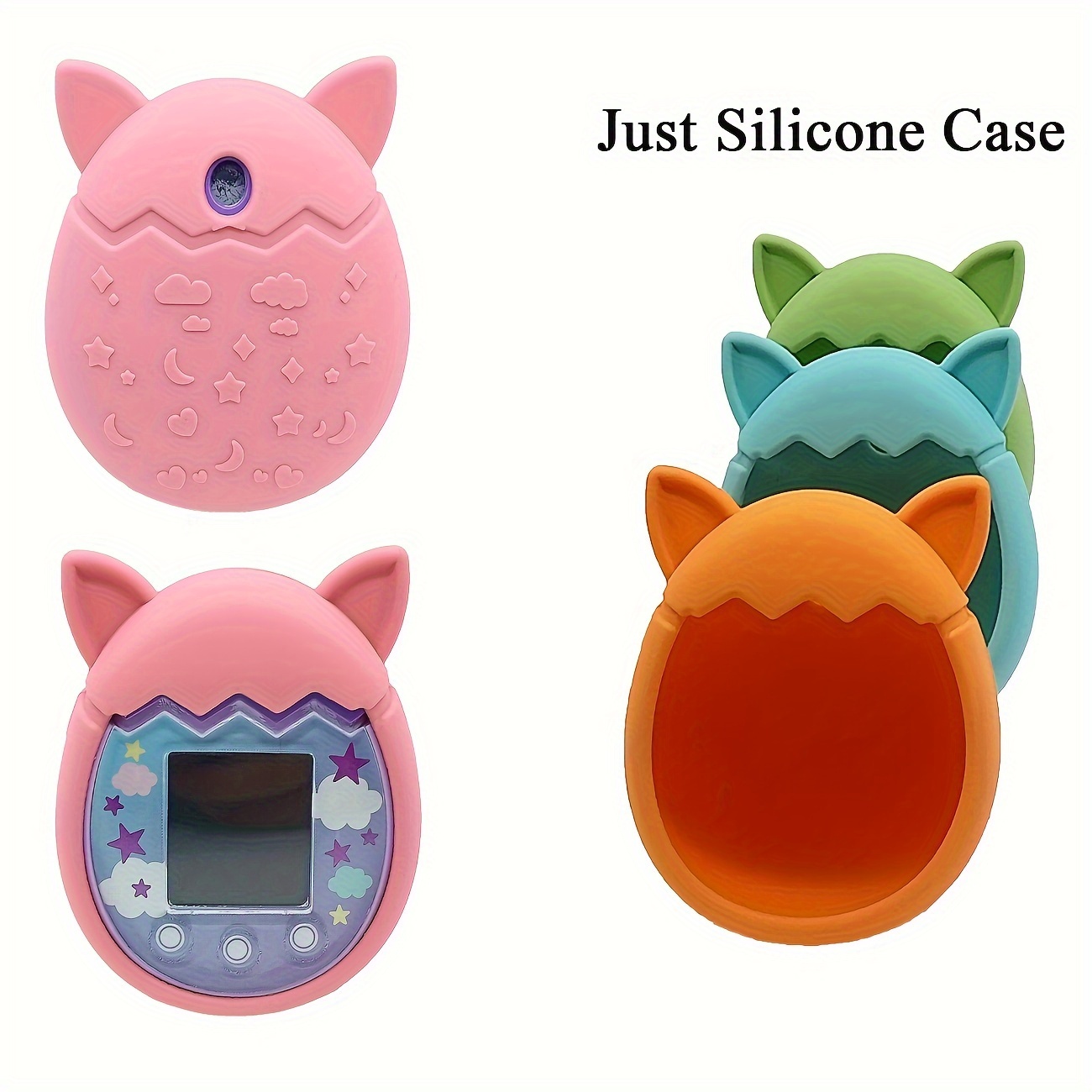 Silicone Protective Case for Bitzee Interactive Toy Digital Pet Cover  Vitural Game Accessories with Lanyard Shockproof Shell