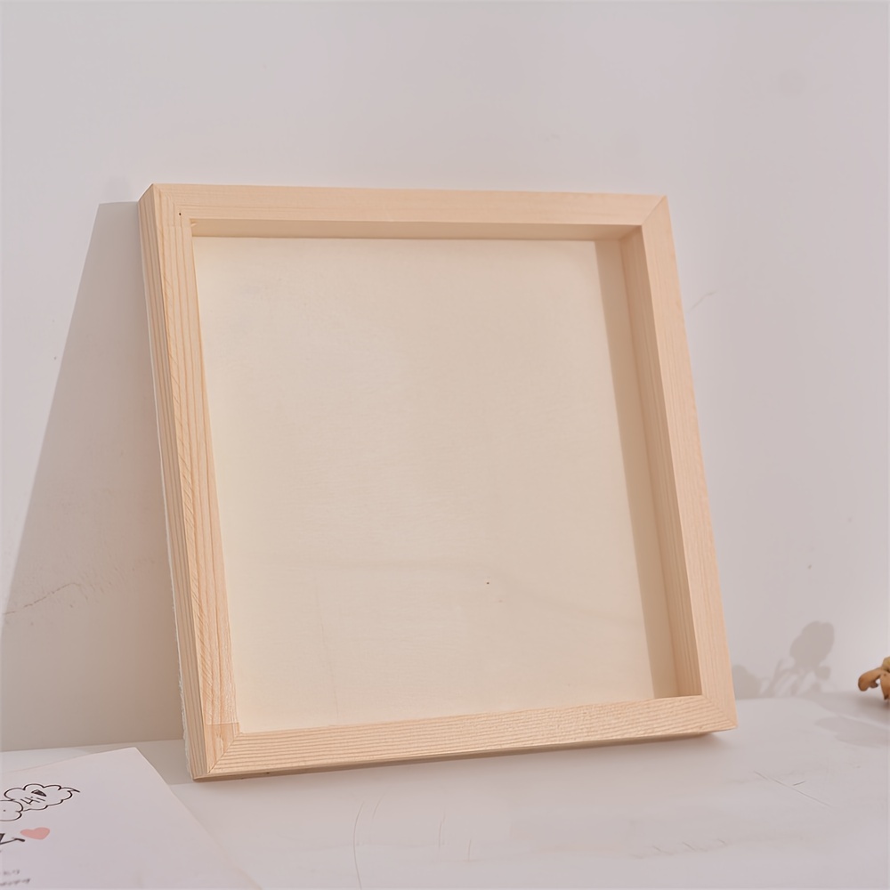 EXCEART 20 Pcs Photo Frame Plant Specimen Frame Wood Panels for Crafts Art  Boards for Drawing and Painting Wood Panels Painting Office Picture Frame