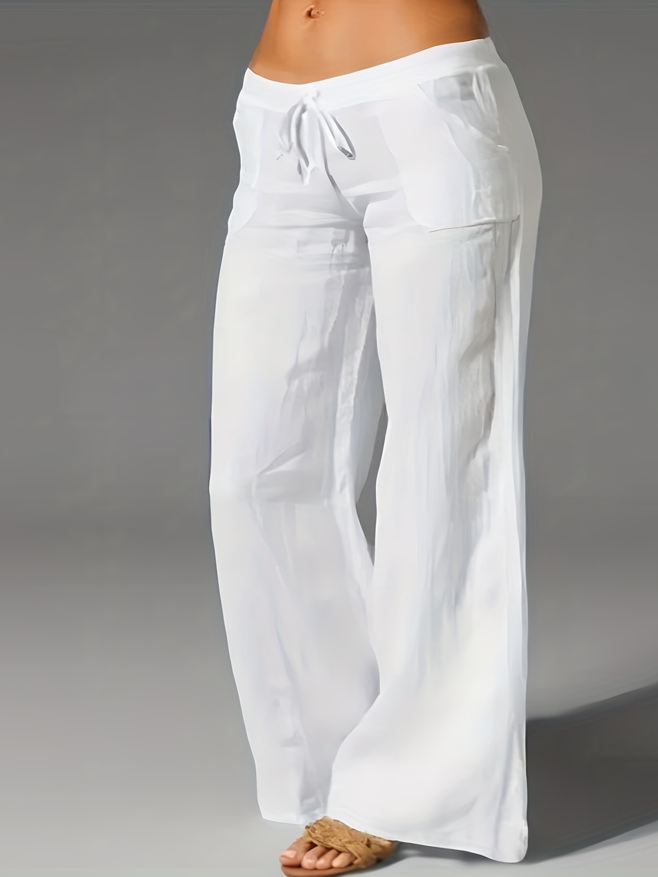 Linen Pants Women Plus - Temu