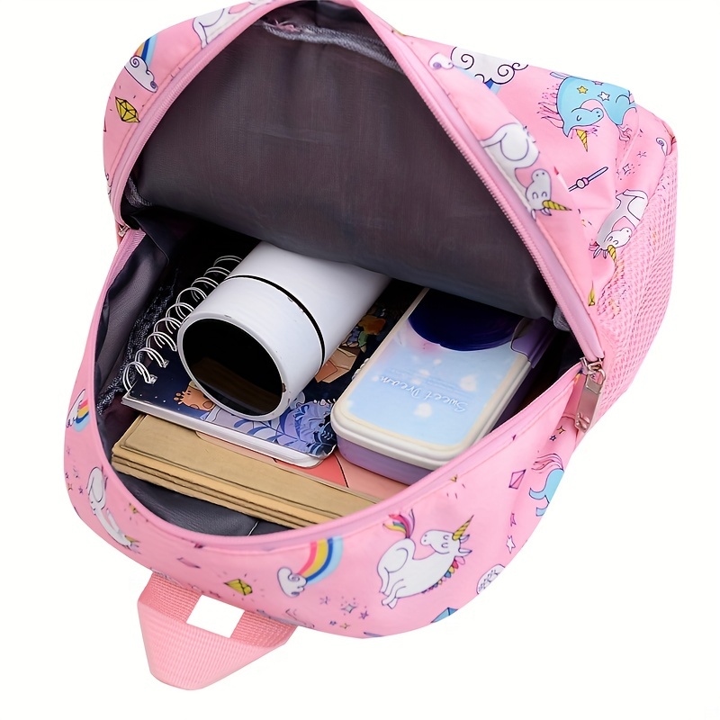 Kids Cartoon Backpack Large Capacity Lightweight Travel School Bag