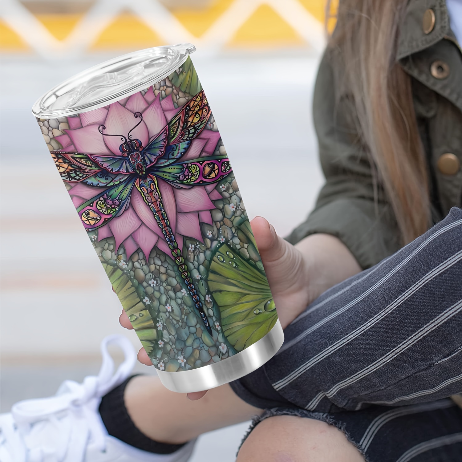 Dragonfly Travel Mug, Tumbler Gifts, Stainless Steel Insulated Cup, Coffee  Tumbler For Women Girls Friends Sister Soulmate Presents For Birthday  Christmas - Temu