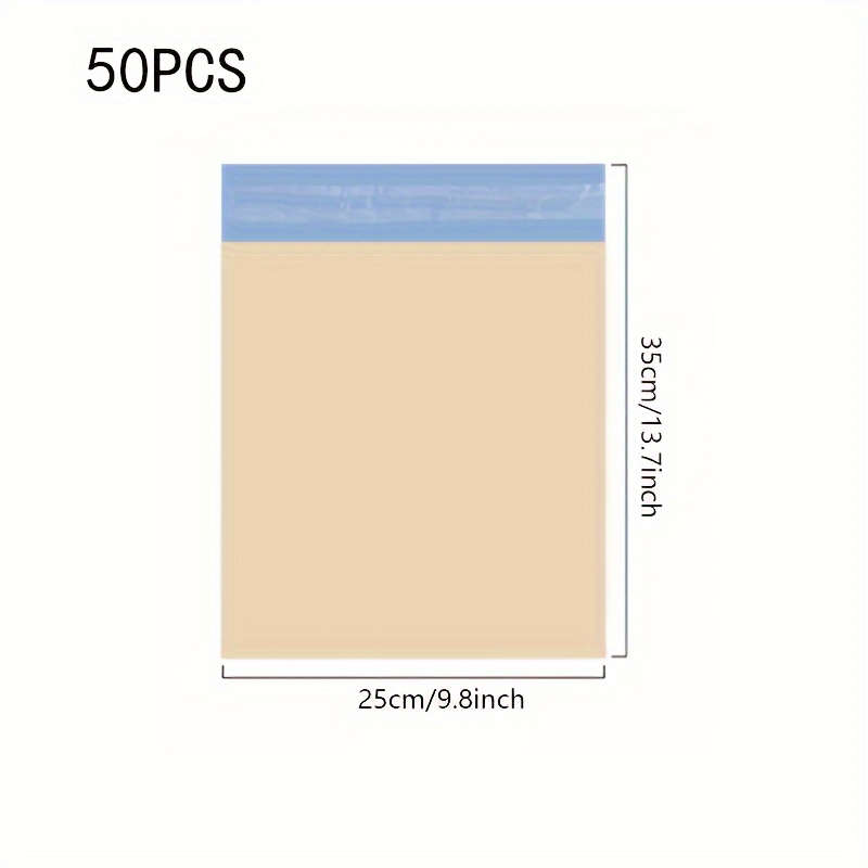 50pcs Waterproof Plastic Express Bags Self Adhesive Sealed Mailing Envelopes