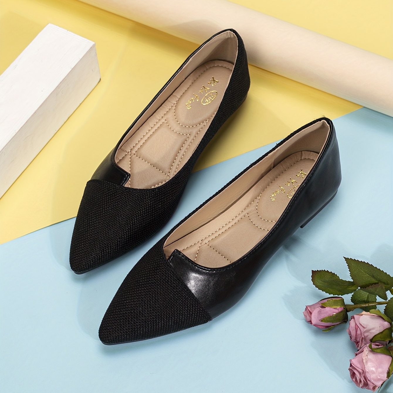 extra wide width ladies dress shoes FLORAL Elaine Women's Wide Width Slingback Dress Shoes main image 1