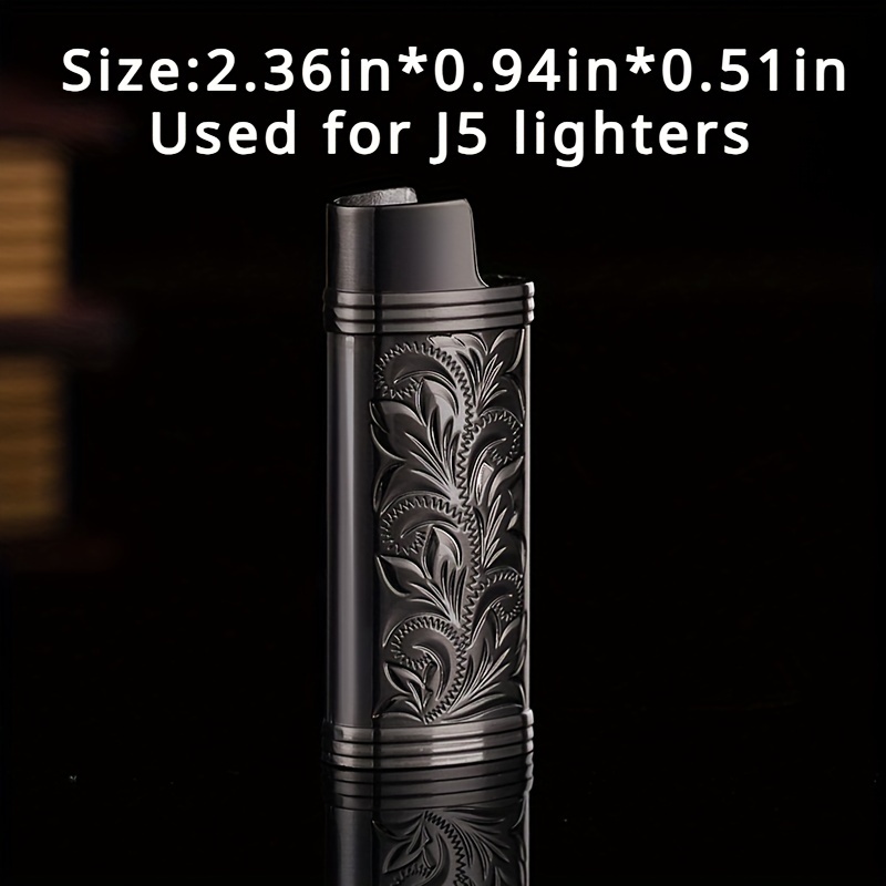 TEMU Vintage-inspired Mini Metal Lighter Case - Disposable, For Use & Cleaning Supplies