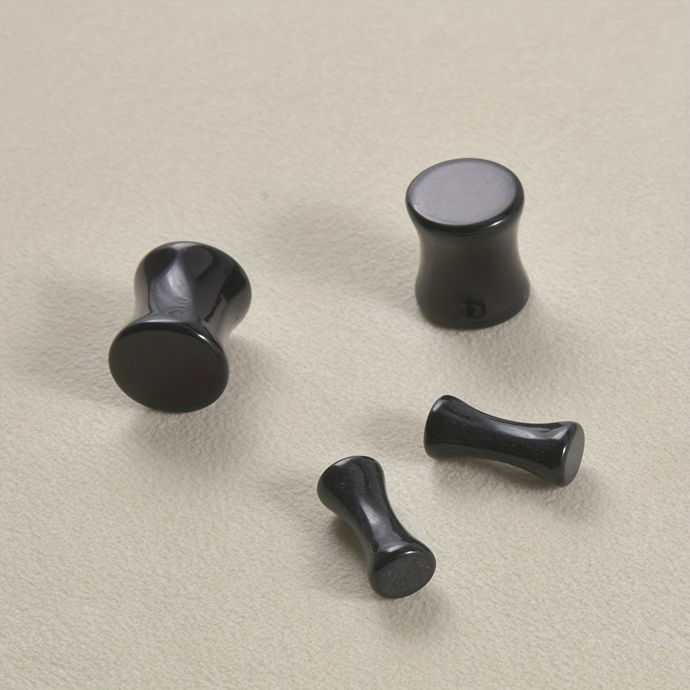 Acrylic Ear Plugs Earrings Set, Punk Style
