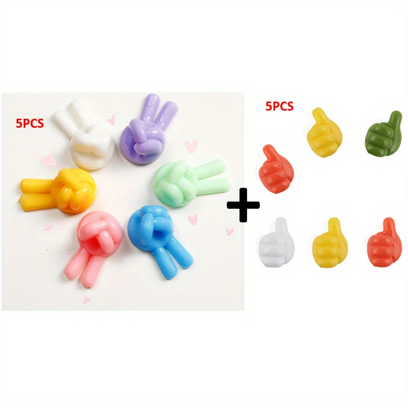 1pc 10pcs Cable Clips Organizer Self Adhesive Silicone Thumb - Temu