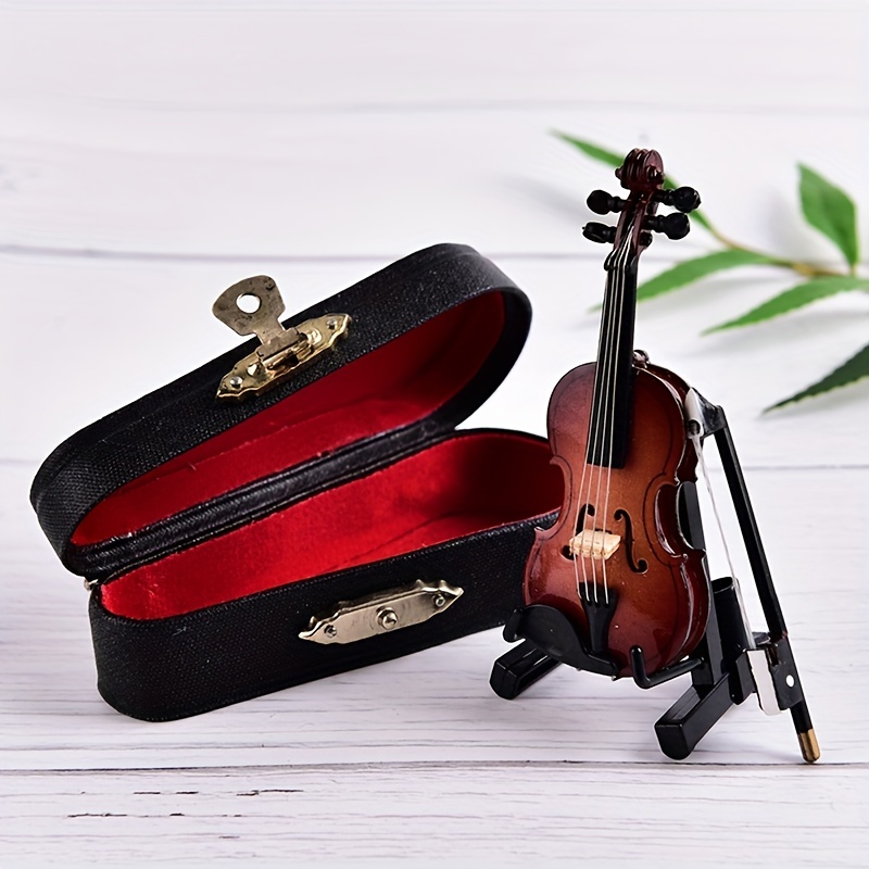 

Handmade Miniature Violin Model For Decoration - 8-9 Cm - Perfect Gift For Music Lovers