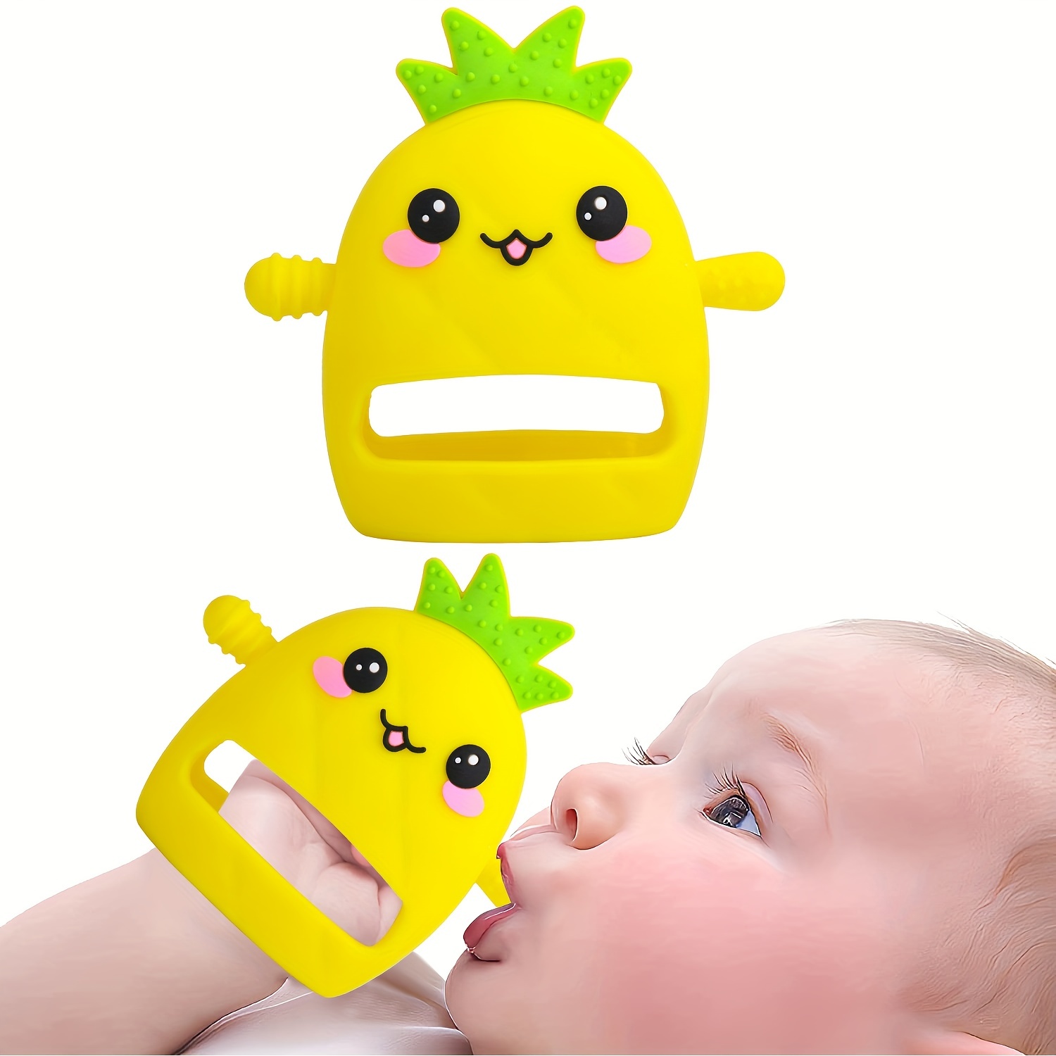 Baby Teething Toys- Teething Toys for Babies 0-6 Months& 6-12 Months, Baby  Teether Chew Toys/Infant/ Baby Toys, Natural Organic Freezer Safe for  Infants and Toddlers, Baby Gift Set 