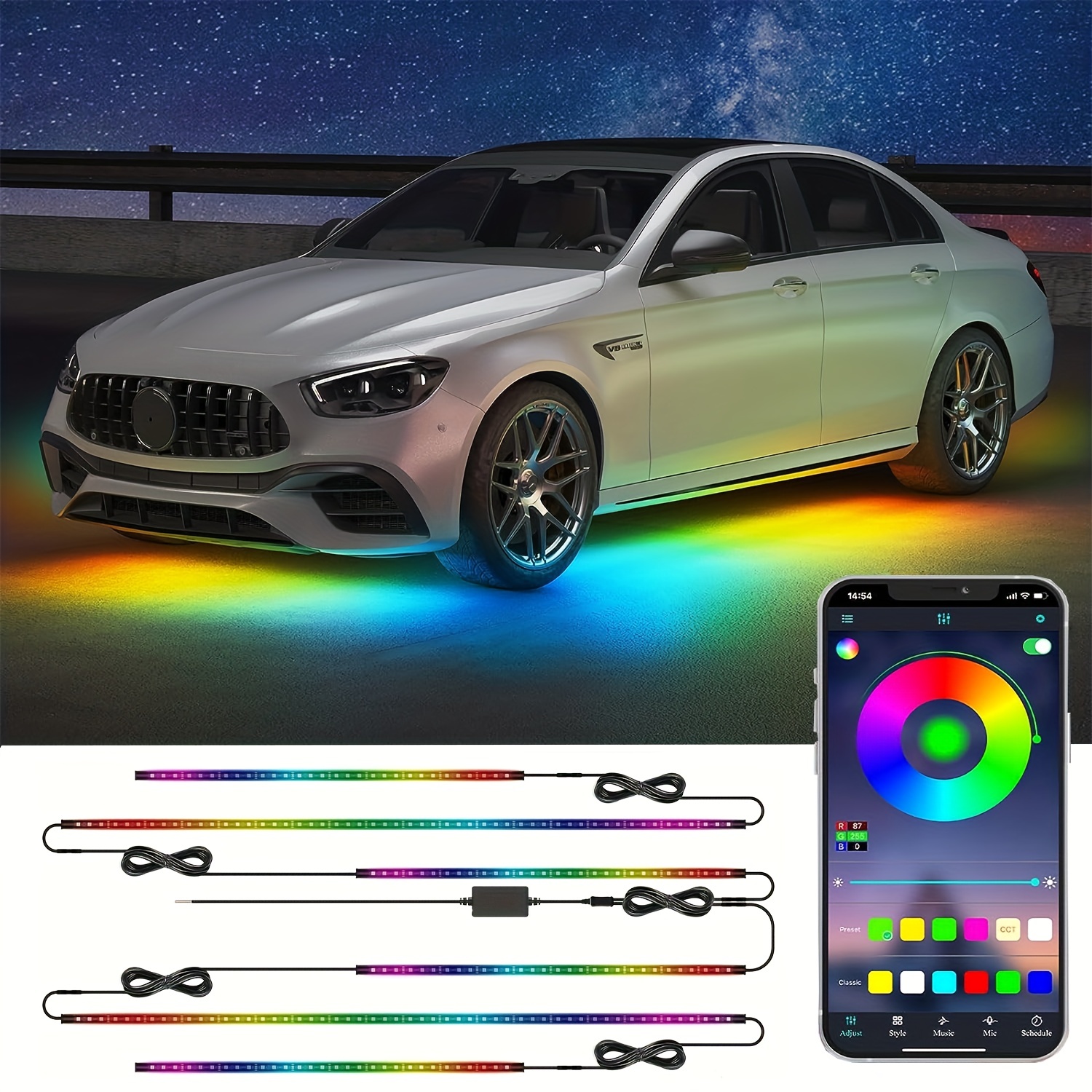 CÓMO INSTALAR LUCES LED EN BMW, en salpicadero y puertas, RGB