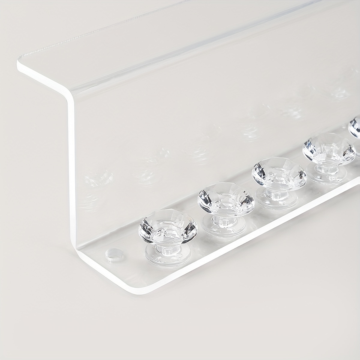 Acrylic Jewelry Organizer 13 Hooks Wall Hanging Crystal - Temu