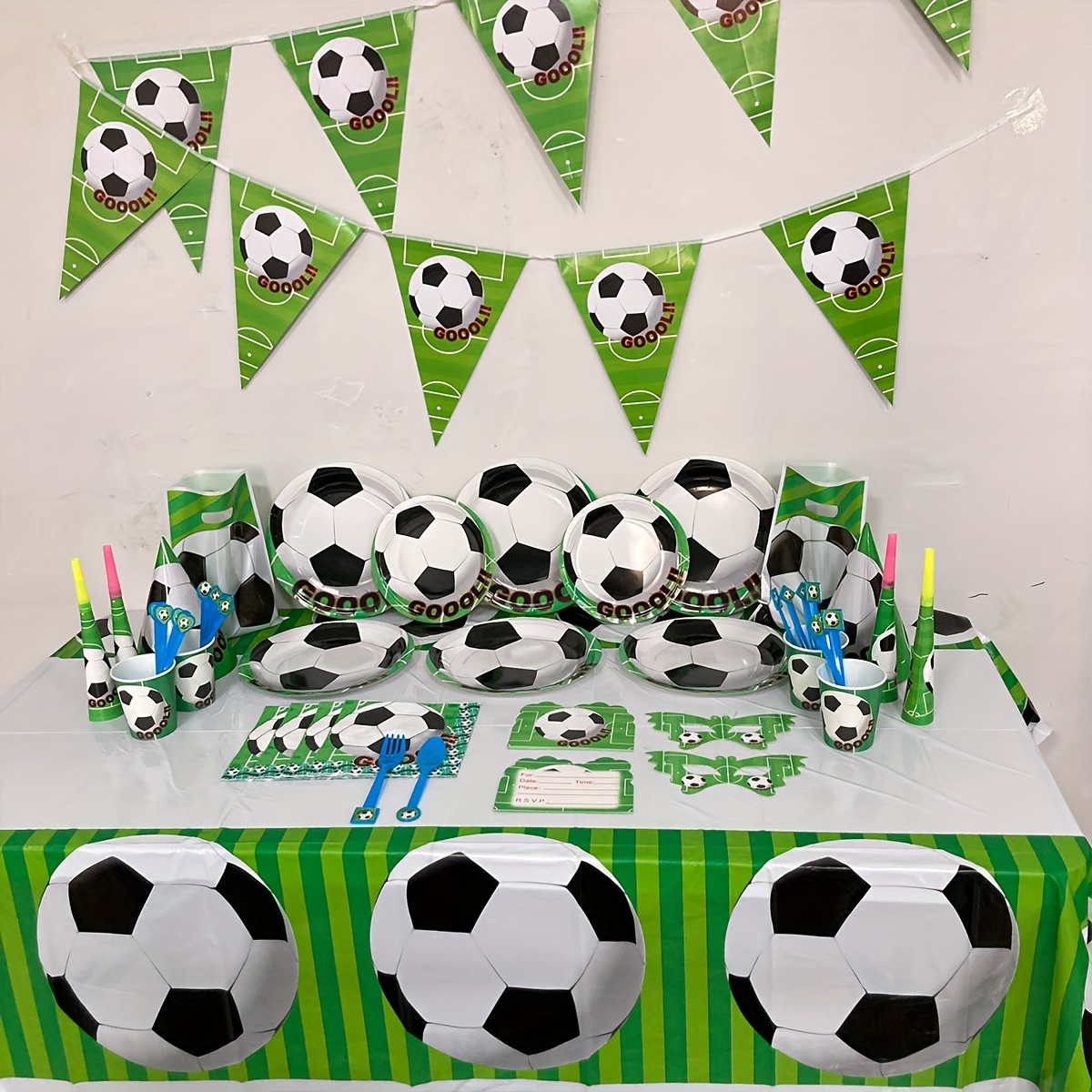 32 piezas de decoración de pastel de fútbol, jugador de pelota de fútbol,  decoración de pasteles para fútbol, temática de fútbol, suministros de