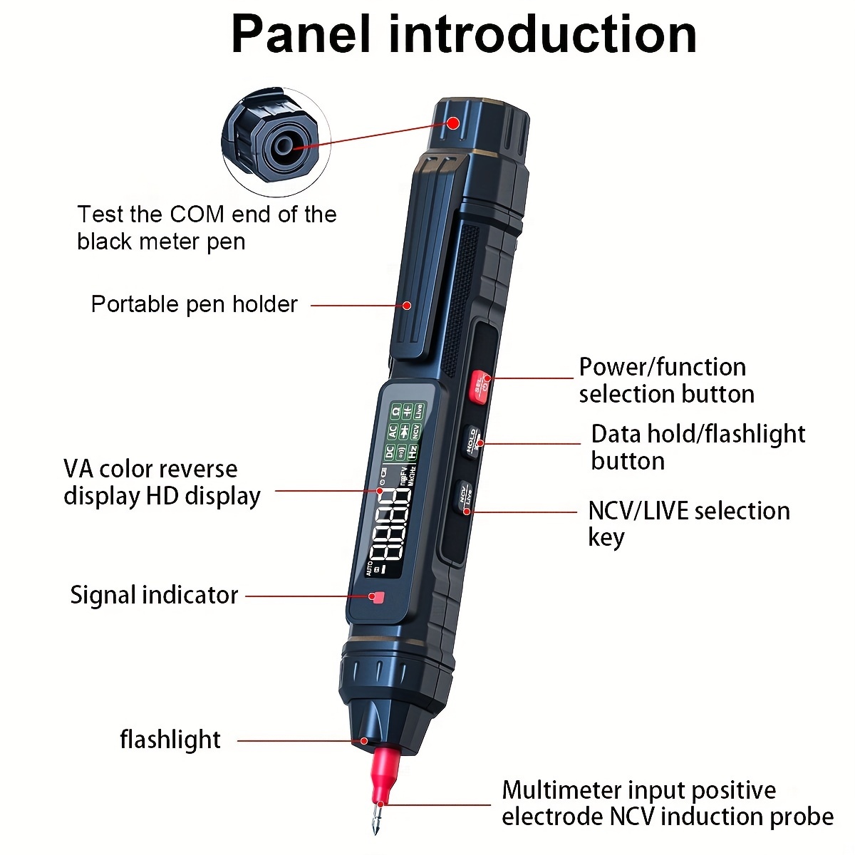 Pen type Voltage Tester Professional Digital Multimeter. 2 - Temu