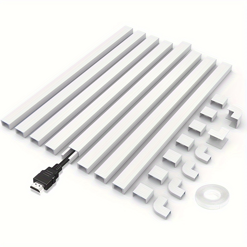 Cable Cover Aisle Kit, Cable Raceway Paintable Cable Concealer, Wire Cover  For Tv Wall Mount And Wire Management - Temu